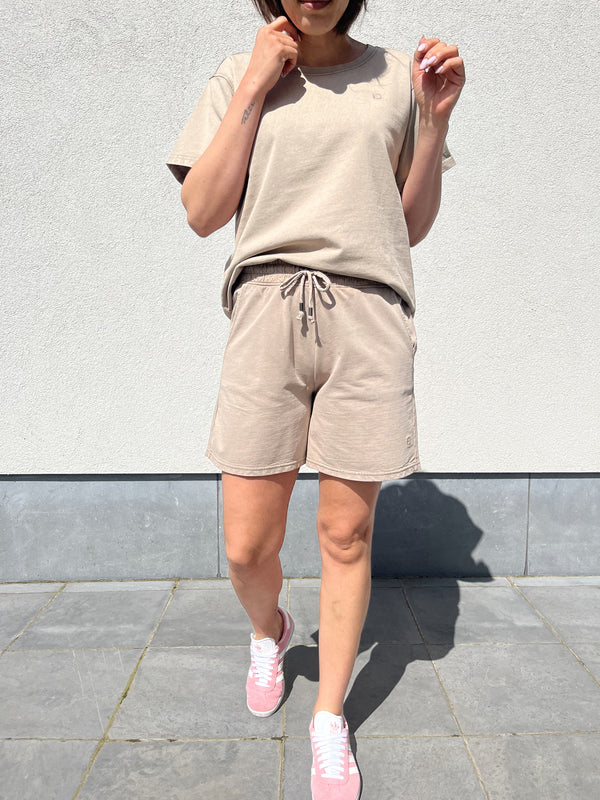 FQblest shorts simply taupe short freequent joggingbroek