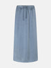 ydence skirt atel blue grey rok satijn blauw grijs