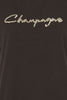 IHcamino ss25 champagne black t-shirt opdruk parels zilver zwart