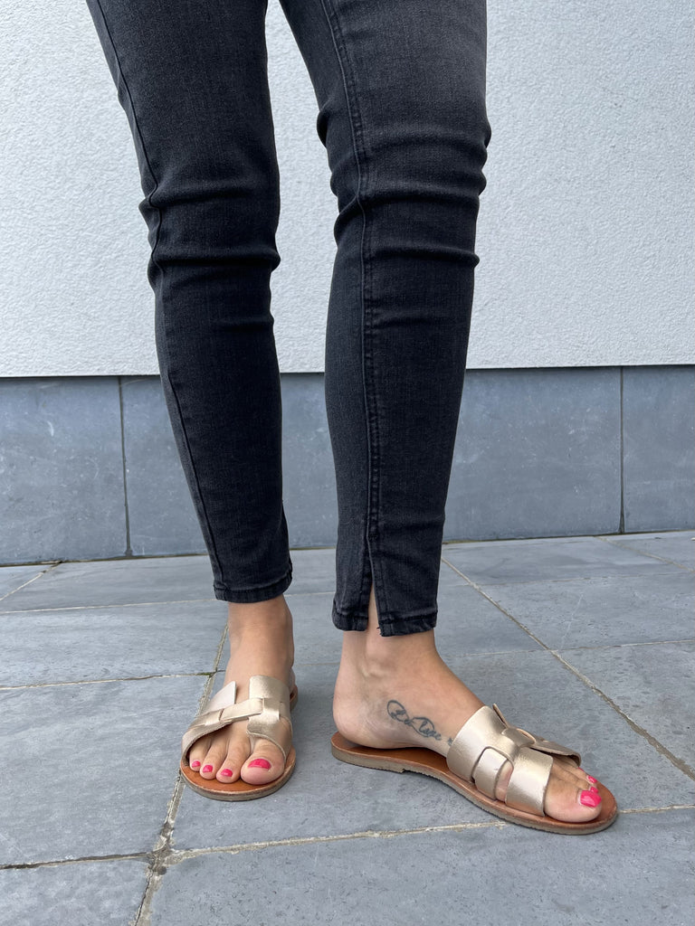 Freequent harlow ankle jeans black enkellengte 7/8e zwart skinny