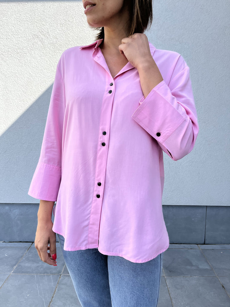 Freequent aela shirt begonia pink roze hemd blouse