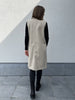 JDY viola long waistcoat otw hab nature melange beige lange jas knopen gilet