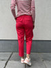 KAsakura high waist cropped pants virtual pink broek enkellengte framboos roze hoge taille
