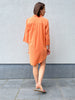 KApauline shirt dress melon kaffe jurk hemd blouse meloen koraal oranje