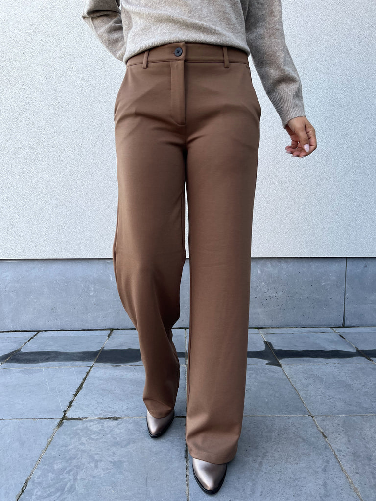 FQnanni pant partridge freequent broek bruin caramel 