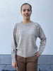 FQvidoo pullover simply taupe melange freequent super zachte trui beige stoer