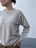 FQvidoo pullover simply taupe melange freequent super zachte trui beige stoer