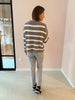 jdylullu hw ank straight crop jeans dnm light grey denim rechte jeans grijs