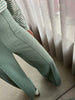 IHkate jacquard pa9 Beryl Green Almond Herringbone ichi lange broek elastische tailleband groen wit print