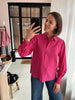 IHkadelia sh2 Pink Yarrow ichi blouse lange pofmouwen roze