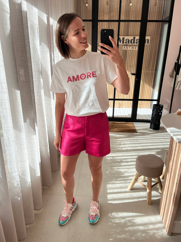 Lofty Manner short Amma roze fuchsia 