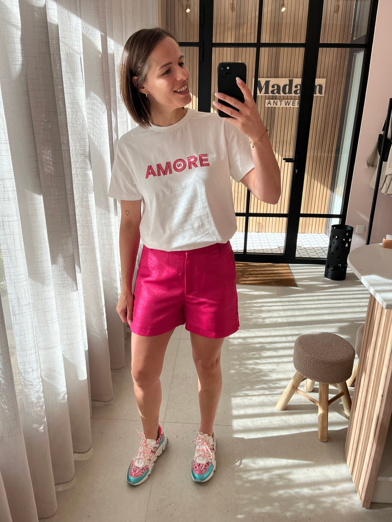 Lofty Manner short Amma roze fuchsia 