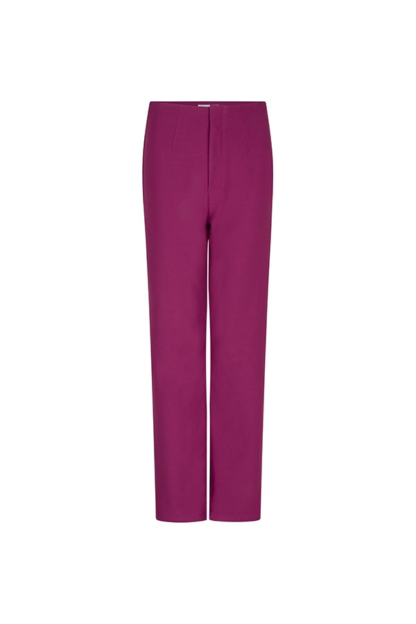 Lofty Manner trouser Hailey plum broek roze paars pruim rechte pijpen hoge taille