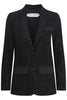 PZdandy blazer black pulz jeans feestkleding stijlvol zwart lange mouwen