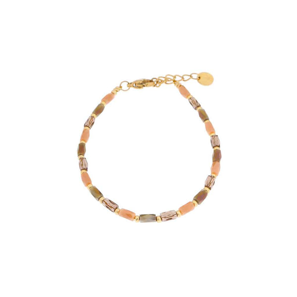 label kiki armband terra natural gold