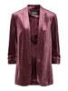 PCBOSELLA VELOUR 3/4 BLAZER winetasting pieces blazer velours bordeaux