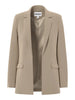 PCBOZZY LS LOOSE BLAZER NOOS BC silver mink pieces blazer beige