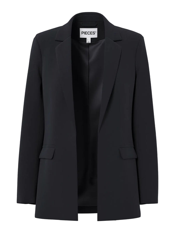 PCBOZZY LS LOOSE BLAZER NOOS BC black pieces blazer zwart