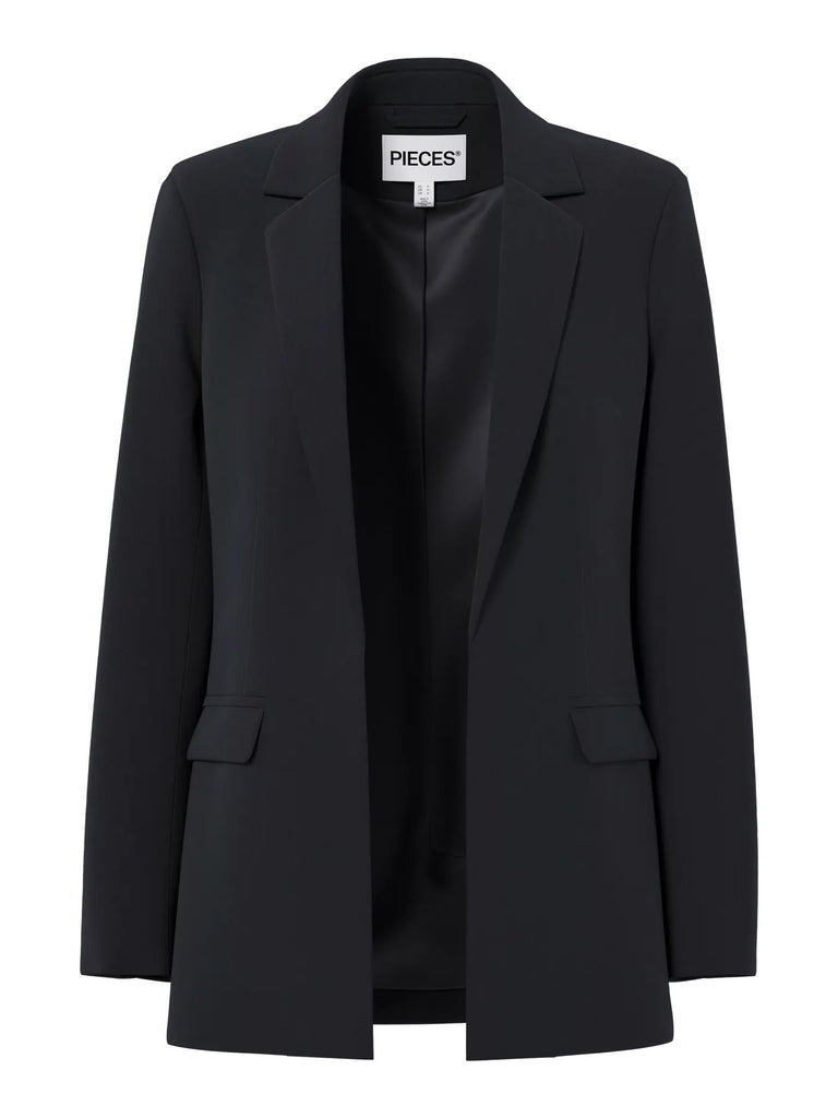 PCBOZZY LS LOOSE BLAZER NOOS BC black pieces blazer zwart