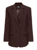 JDYVIV L/S BLAZER PNT NOOS chocolate torte bruin chocoladebruin
