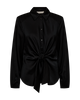 FQDOVE-BLOUSE black freequent elegante blouse knoop zwart