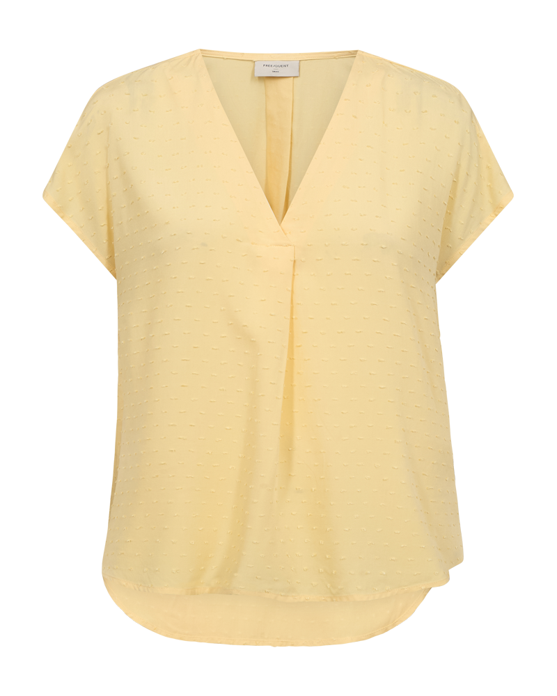 FQKALYA-BLOUSE golden haze freequent blouse geel