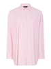 PCMELIA LS LOOSE SHIRT WVN NOOS BC pink a boo tawny port pieces blouse hemd roze bordeaux lange mouwen oversized