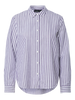 PCMIRINI LS SHIRT FC BC Bright White Acai purple pieces blouse hemd gestreept paars wit