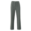 Yaya 01-301227-510 dark night grey rechtvallende broek hoge taille split grijs