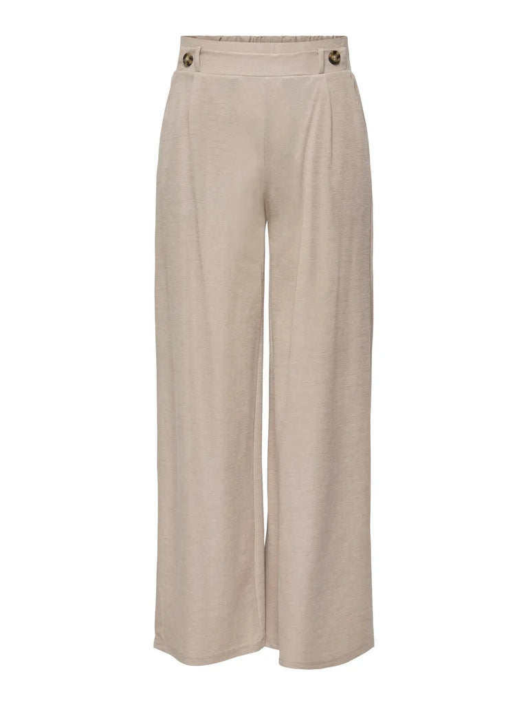 JDYBIRDIE GEGGO LONG PANT JRS NOOS chateau grey broek linnen beige