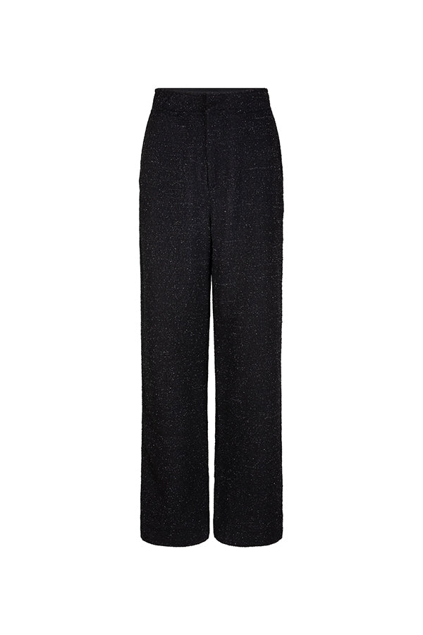 trouser dora black lofty manner broek zwart glitter set