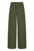 IHkate sus long wide pa2 rifle green ichi broek elastische tailleband comfortabel kaki