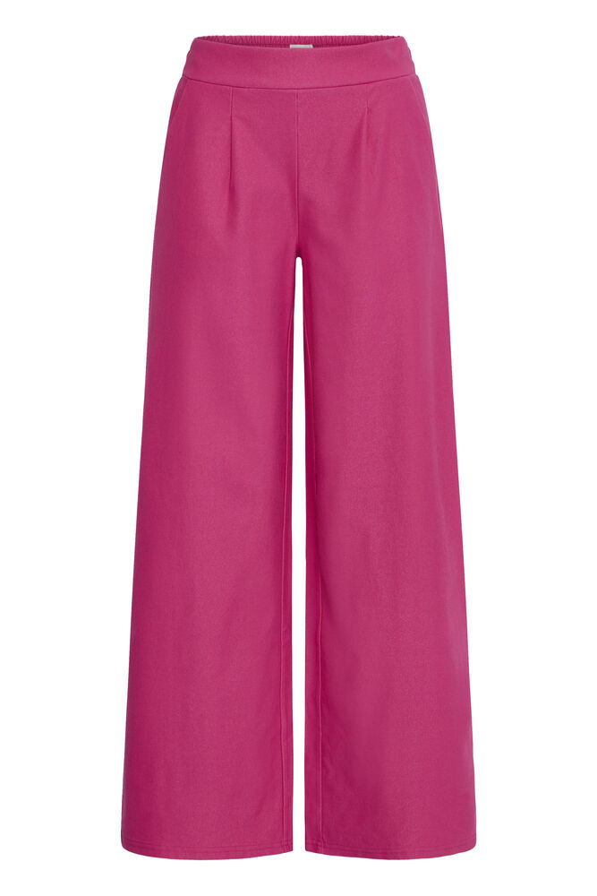 IHKATE DENIM PA6 very berry ichi broek elastische tailleband roze fuchsia denim