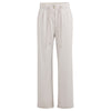 01-309248-603 yaya Jersey broek met wijde pijpen, plooien en strikkoord temple gray