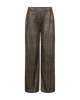 fqmatter pants morel freequent losvallende broek glitter kaki goud