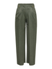 JDYbirdie geggo long pant jrs noos kambaba melange losvallende broek sierknopen soepele lichte stof zomerbroek kaki