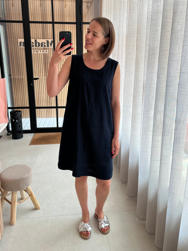 fq lava u dress freequent navy blazer donkerblauw