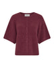 MSCHBondie Hope 2/4 Cardigan rhododendron msch copenhagen trui cardigan framboos bordeaux