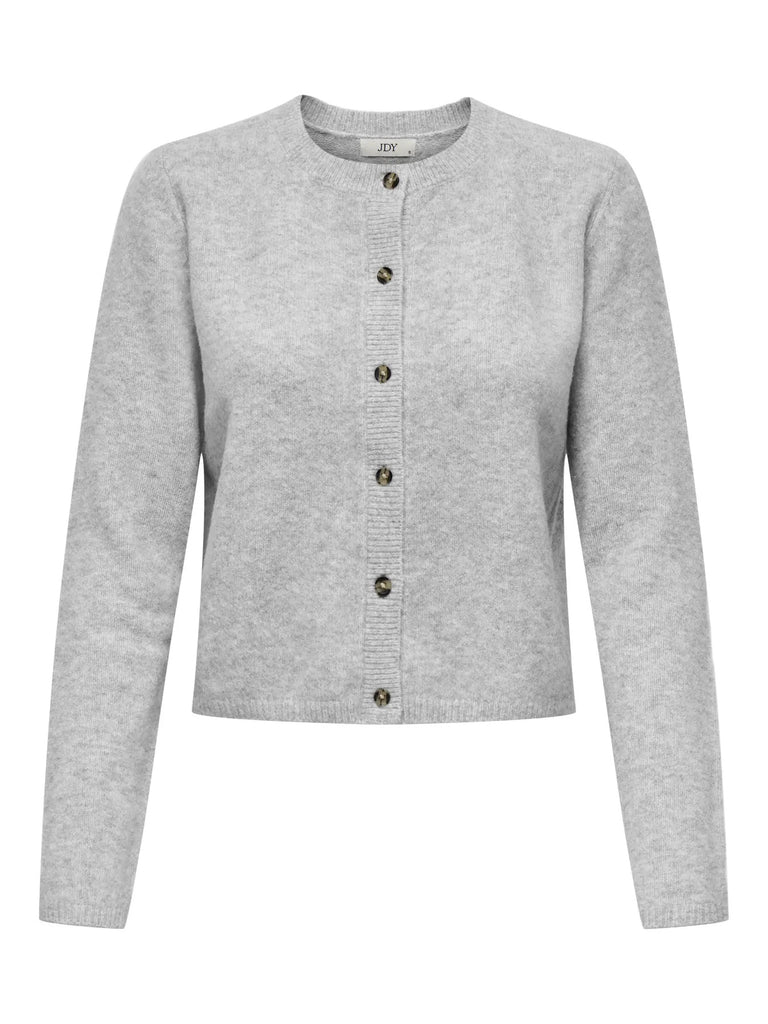 JDYCHLOE LIFE L/S CARDIGAN KNT NOOS light grey melange grijs