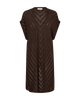 fqelina cardigan coffee bean kimono donkerbruin