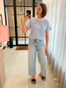 IHarmios pant jeans ichi hoge taille lichtblauw