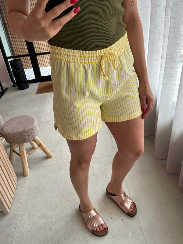 JDYjane mw shorts wvn dia lemon drop yellow com short geel oranje