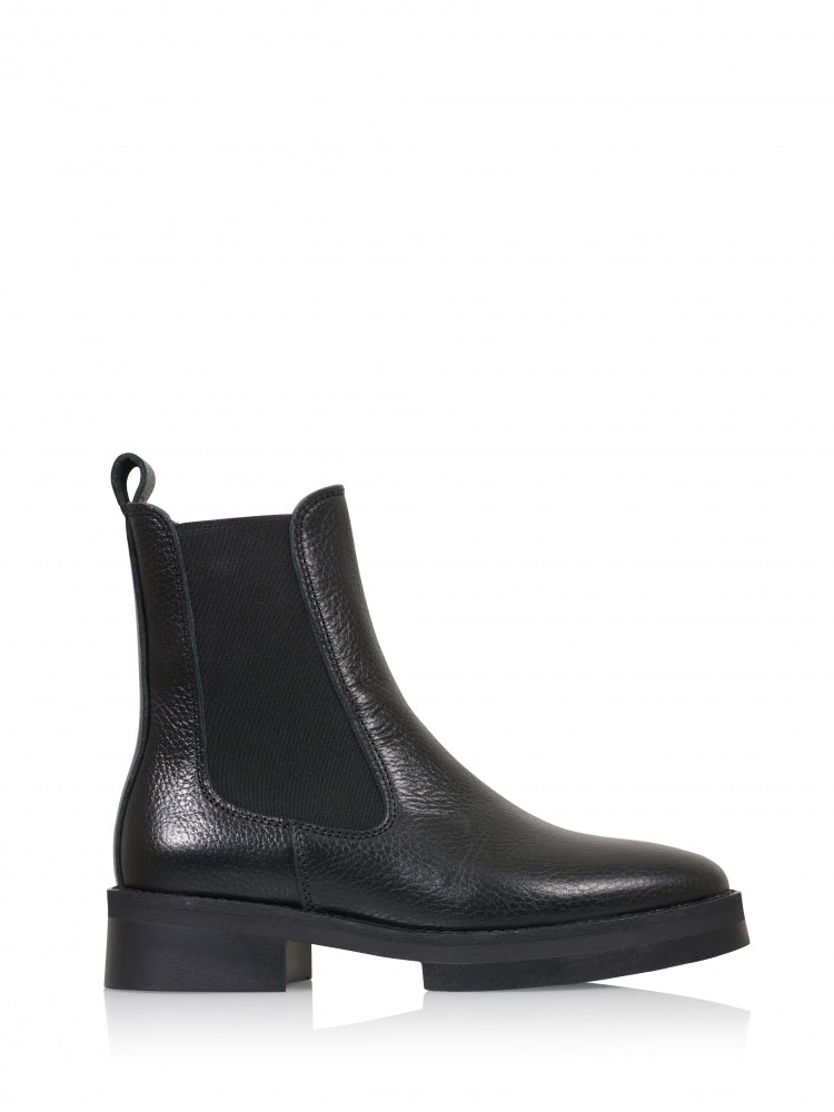 chelsea enkellaarsjes zwart boots barkly 100% leer dwars dwrs