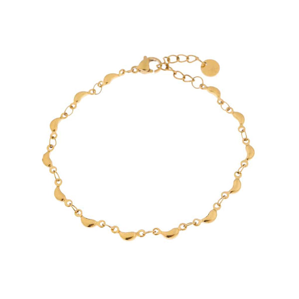 Half moon bracelet gold label kiki