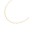 Label Kiki half moon gold necklace halsketting goud halve maantjes