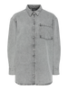 PCMAISIE LS DENIM SHIRT NOOS BC grey denim pieces jeanshemd jeansvest grijs