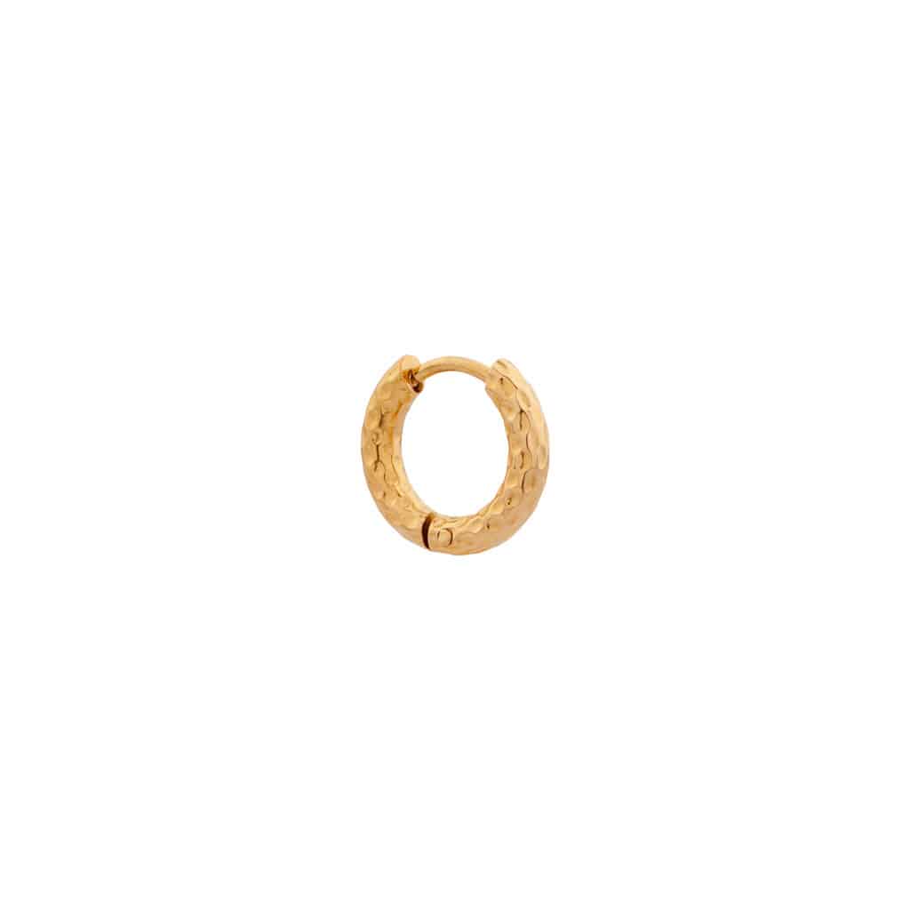 Hilly small hoop gold label kiki