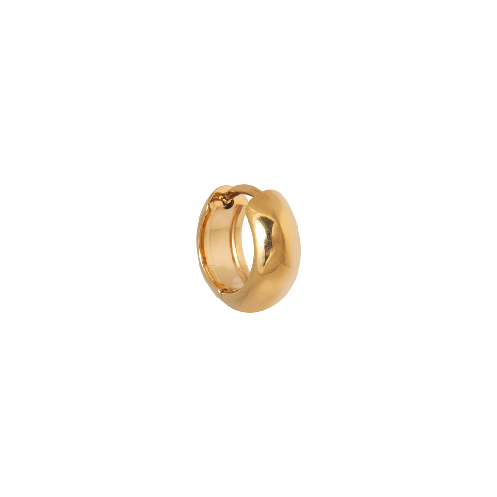 ella small hoop gold stainless steel label kiki goud