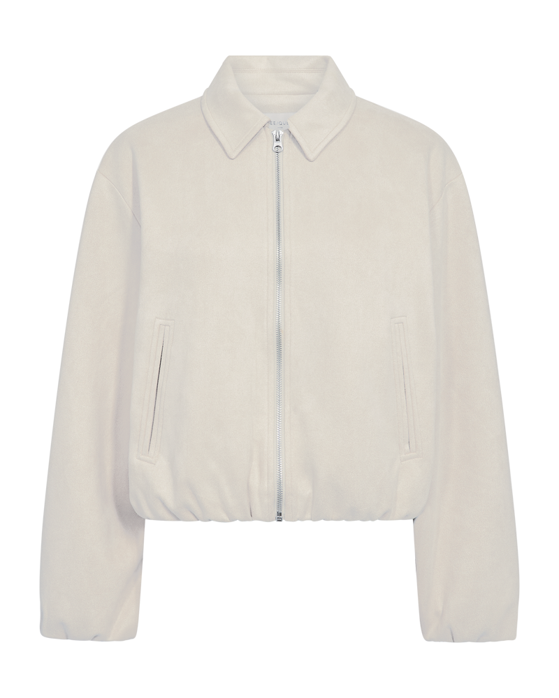 FQDUVA-JACKET moonbeam freequent jas suede beige