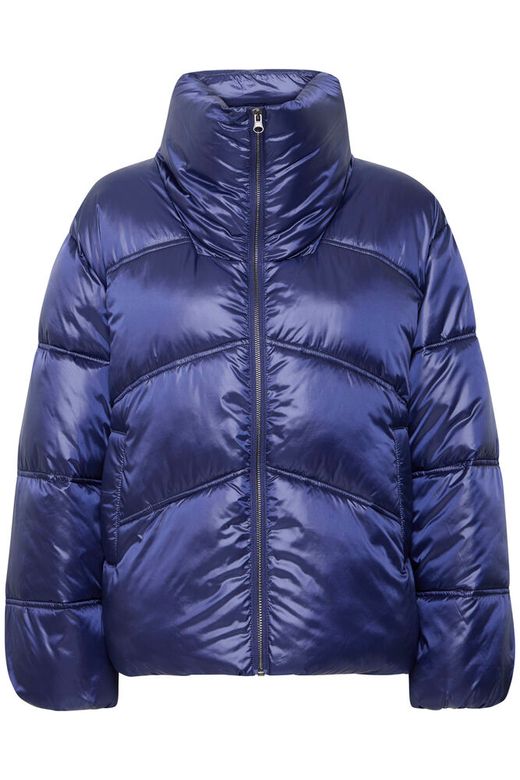 IHecella jacket  Patriot Blue - Blue ichi jas blauw puffer